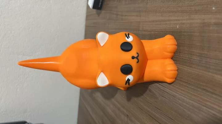 Suporte de celular gatinho impresso em 3D
